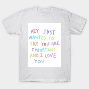 I love you T-Shirt